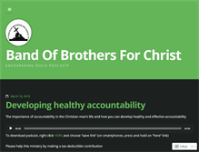 Tablet Screenshot of bandofbrothersradio.org